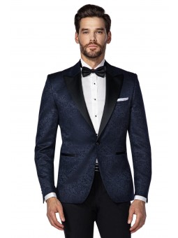 Tuxedo jacquard în...