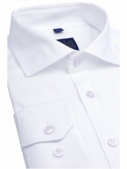 Biela pletená košeľa