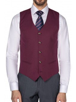 Öltönymellény modell 057 bordó