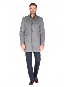 Sivý pánsky kabát