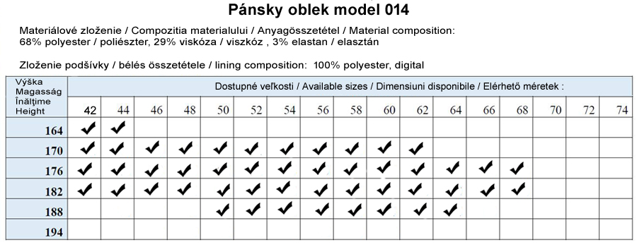 oblek model 014